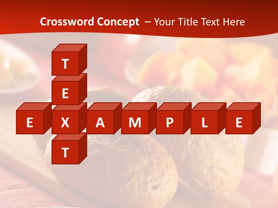 Bowl Milk Loaf PowerPoint Template