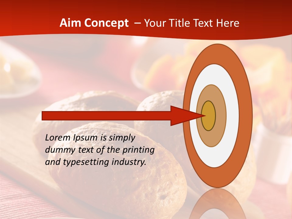Bowl Milk Loaf PowerPoint Template
