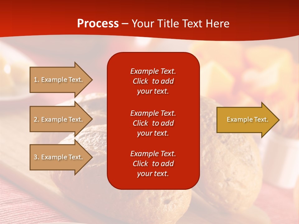 Bowl Milk Loaf PowerPoint Template
