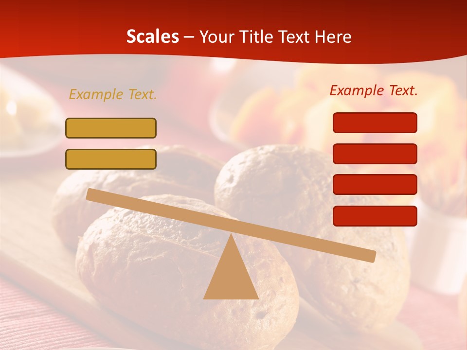 Bowl Milk Loaf PowerPoint Template