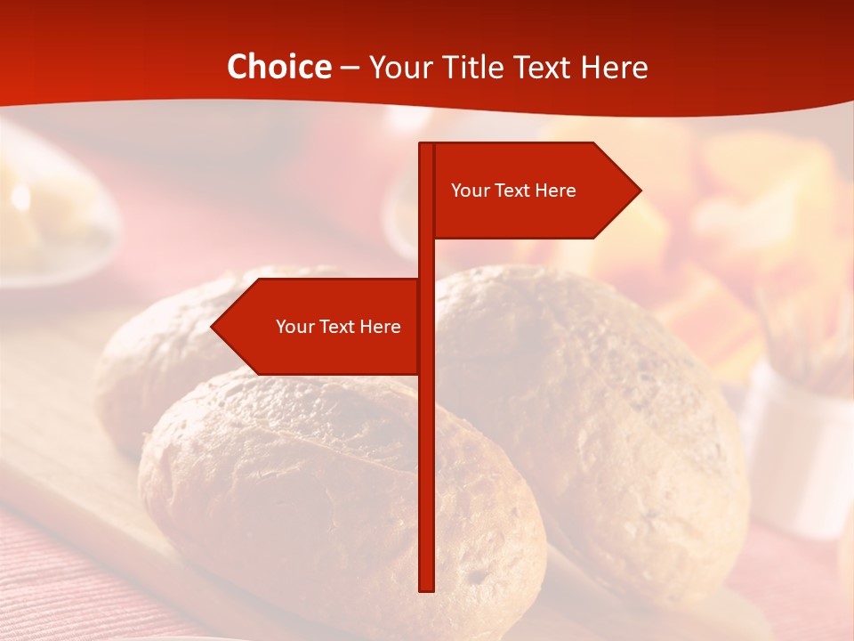 Bowl Milk Loaf PowerPoint Template