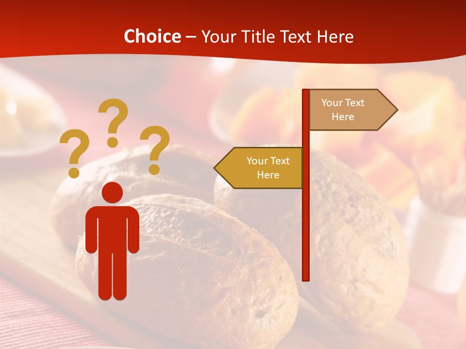 Bowl Milk Loaf PowerPoint Template