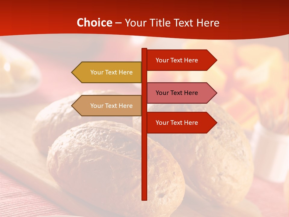 Bowl Milk Loaf PowerPoint Template