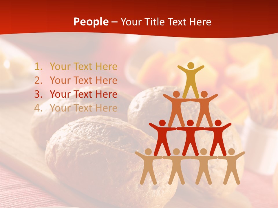 Bowl Milk Loaf PowerPoint Template