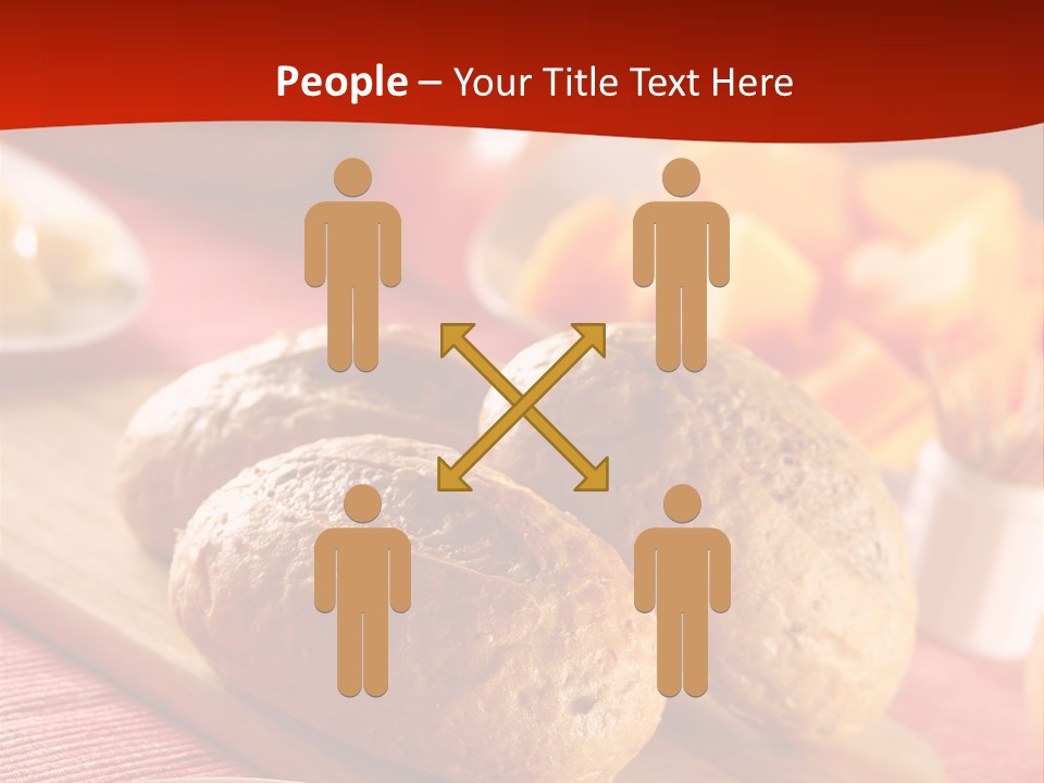 Bowl Milk Loaf PowerPoint Template