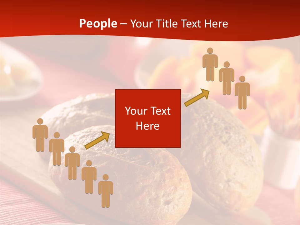 Bowl Milk Loaf PowerPoint Template