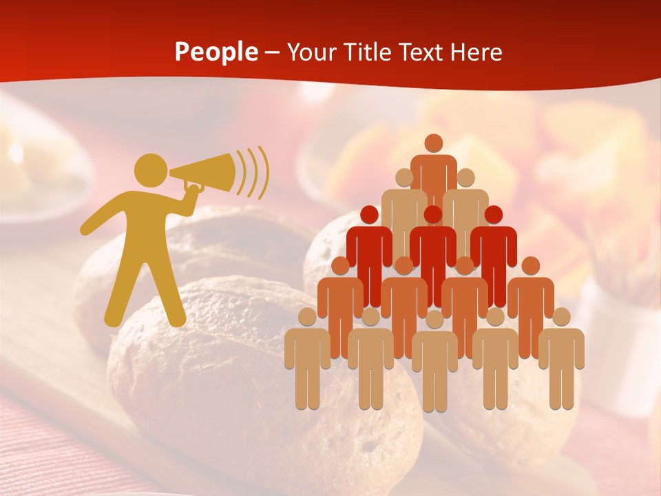 Bowl Milk Loaf PowerPoint Template