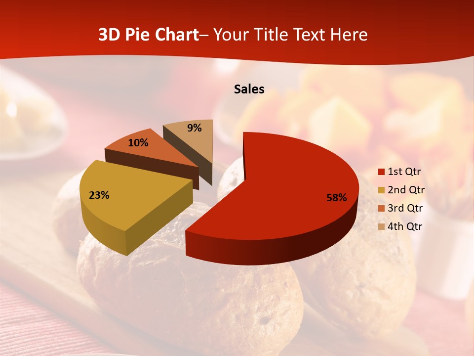 Bowl Milk Loaf PowerPoint Template