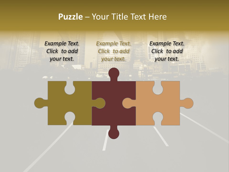 Road Travel Aircraft PowerPoint Template