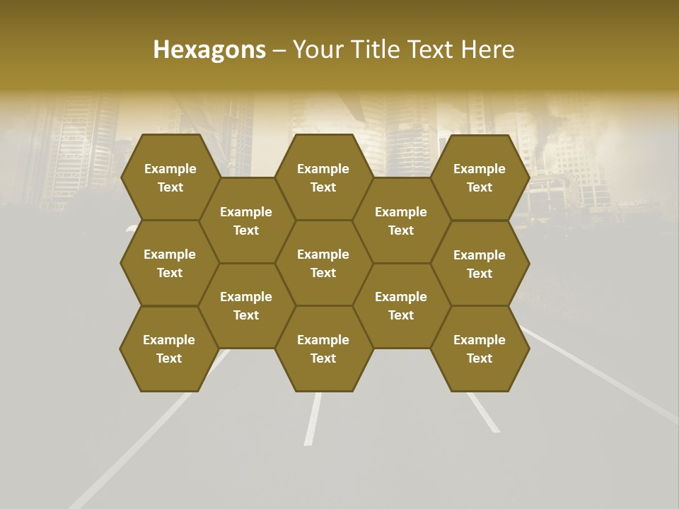 Road Travel Aircraft PowerPoint Template