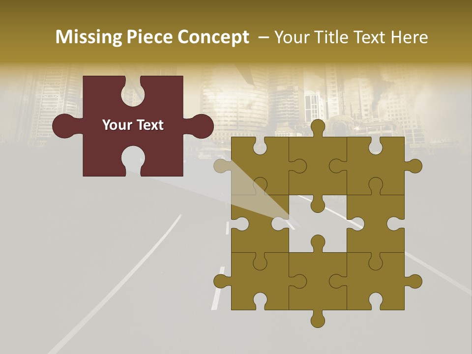 Road Travel Aircraft PowerPoint Template