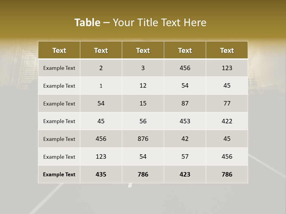 Road Travel Aircraft PowerPoint Template