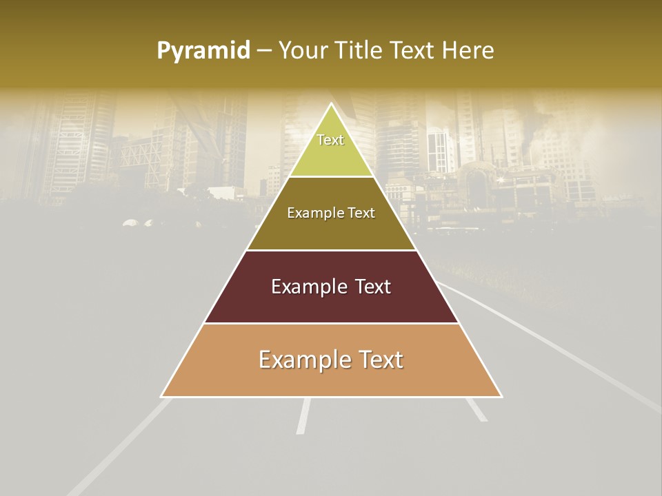 Road Travel Aircraft PowerPoint Template