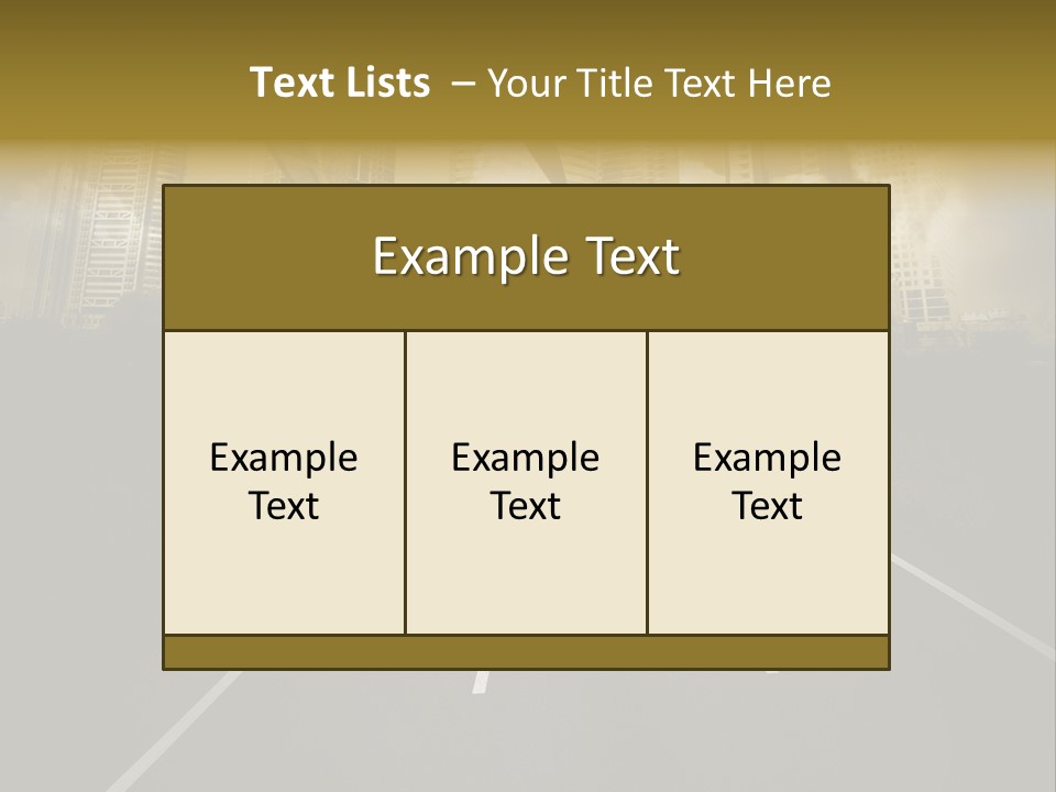 Road Travel Aircraft PowerPoint Template