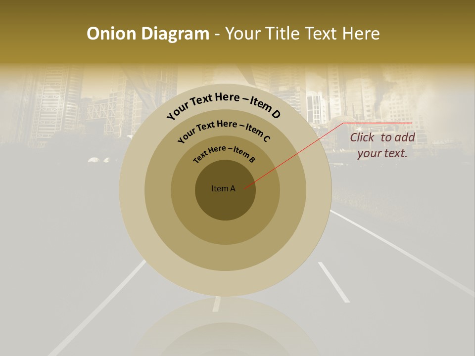 Road Travel Aircraft PowerPoint Template