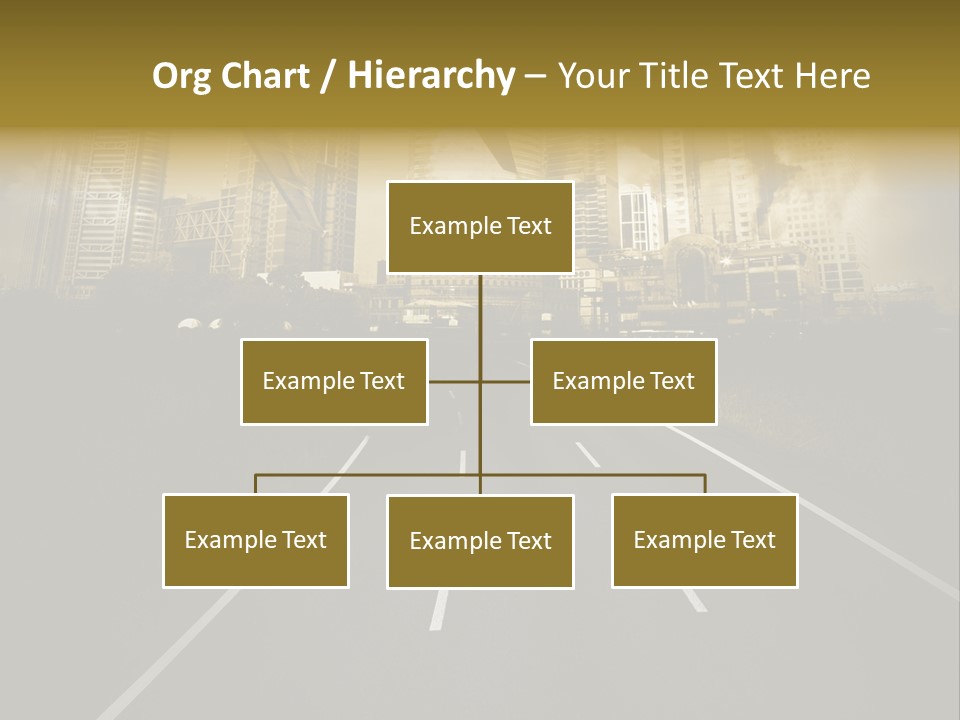 Road Travel Aircraft PowerPoint Template