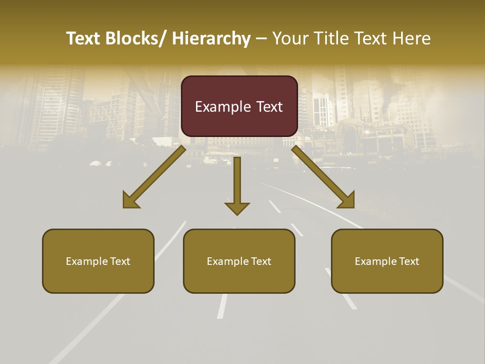 Road Travel Aircraft PowerPoint Template