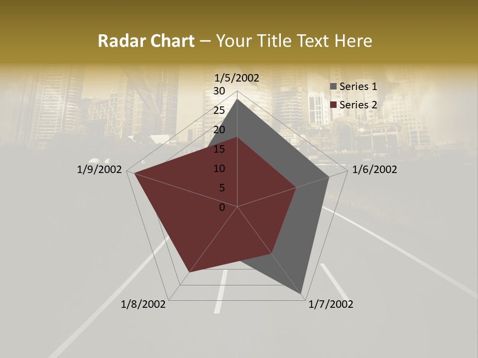 Road Travel Aircraft PowerPoint Template