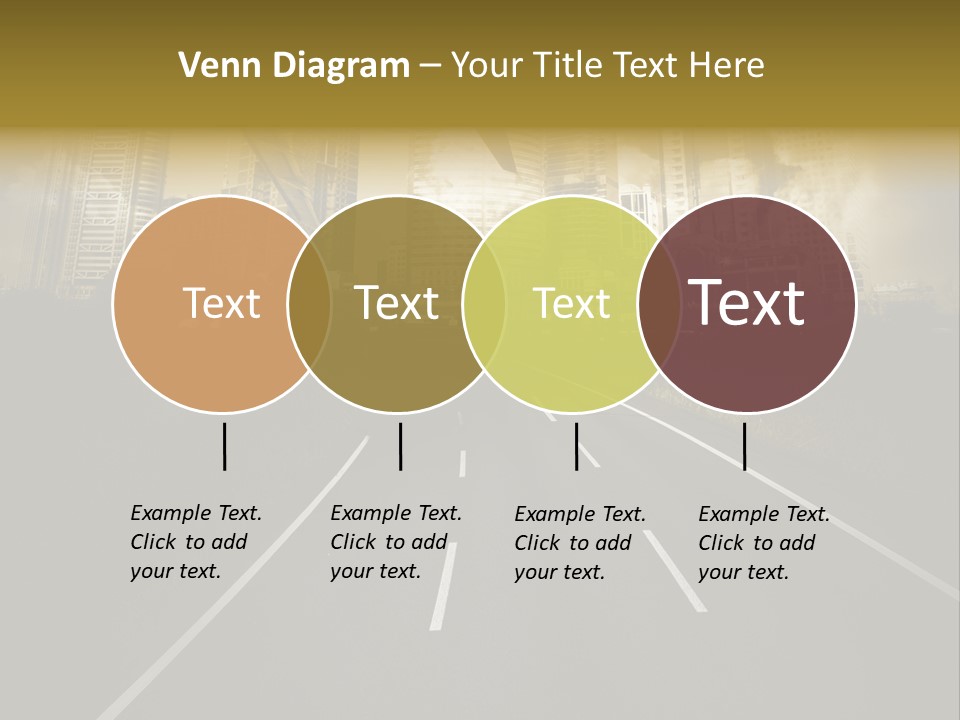 Road Travel Aircraft PowerPoint Template