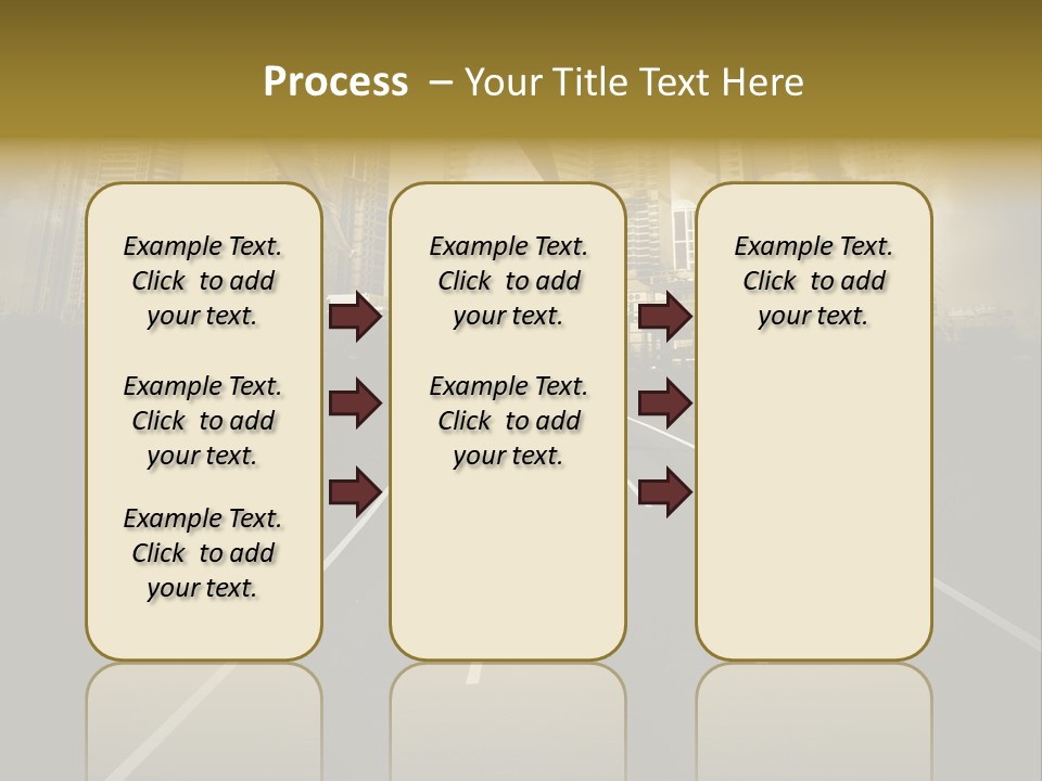 Road Travel Aircraft PowerPoint Template