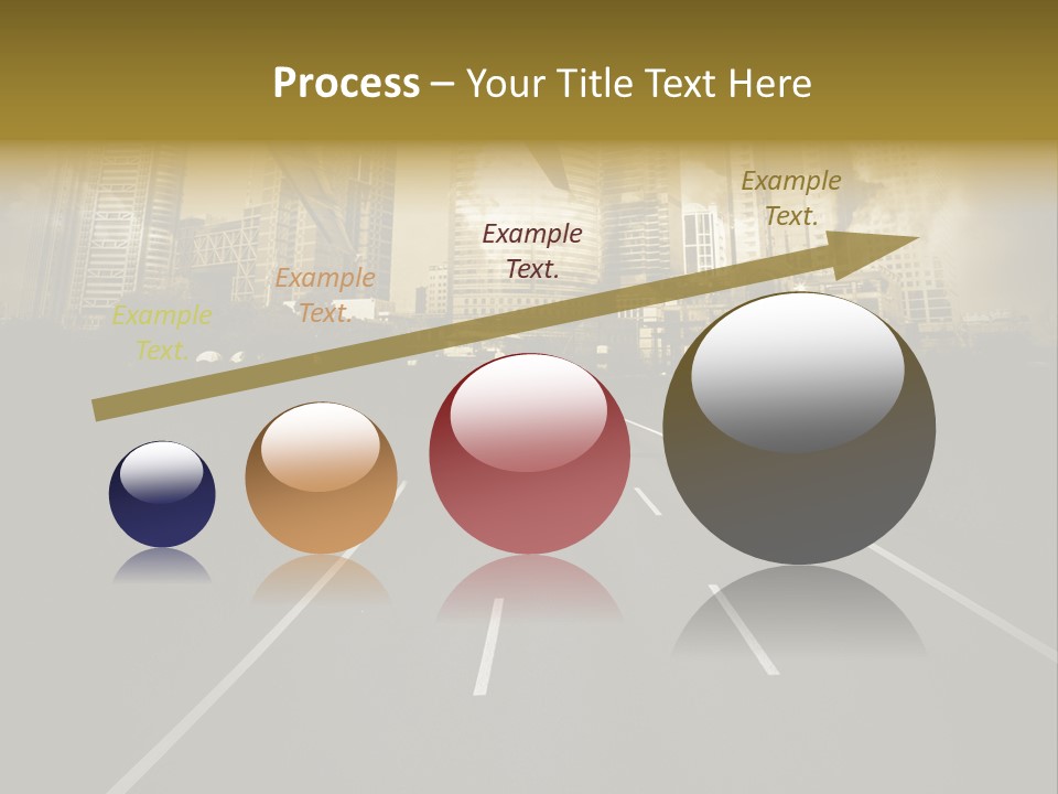 Road Travel Aircraft PowerPoint Template