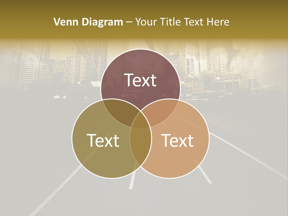 Road Travel Aircraft PowerPoint Template