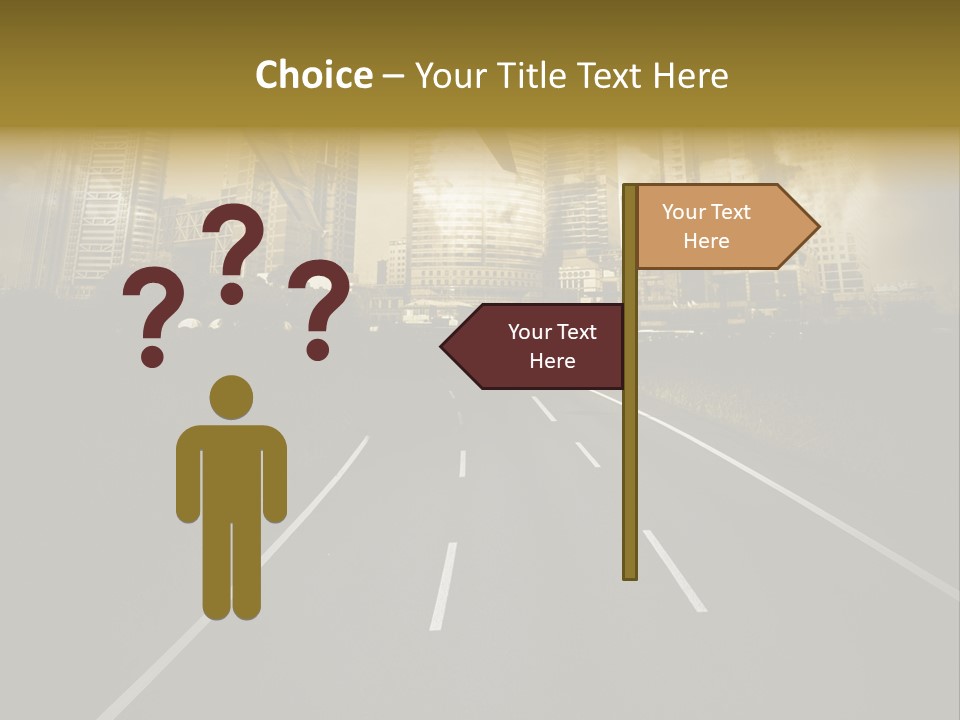 Road Travel Aircraft PowerPoint Template