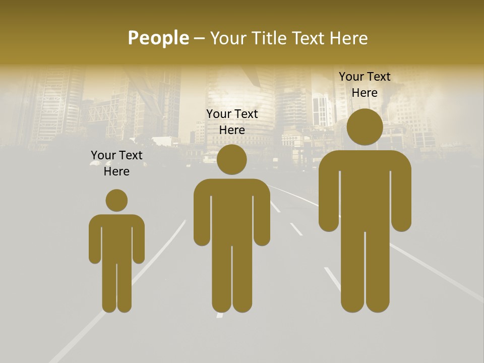 Road Travel Aircraft PowerPoint Template