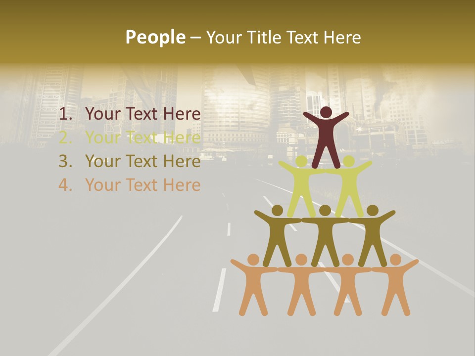 Road Travel Aircraft PowerPoint Template