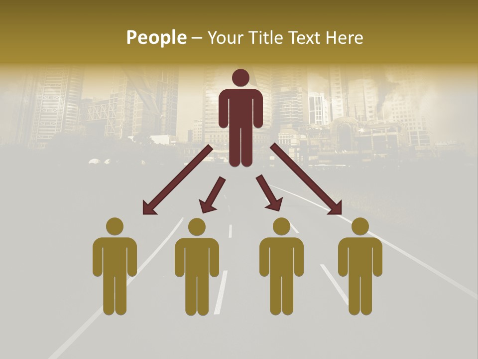 Road Travel Aircraft PowerPoint Template