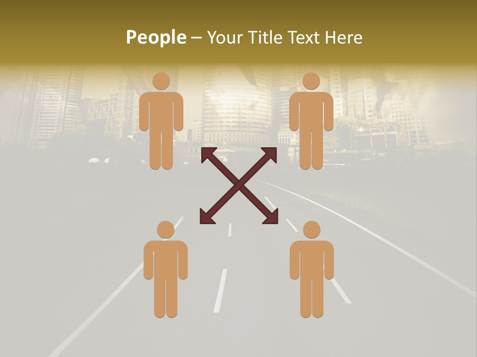 Road Travel Aircraft PowerPoint Template