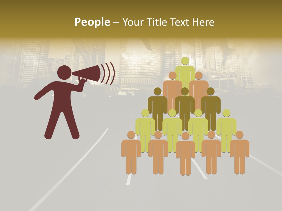 Road Travel Aircraft PowerPoint Template