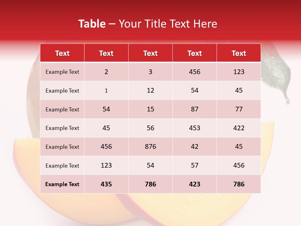 Diet Sweet Organic PowerPoint Template
