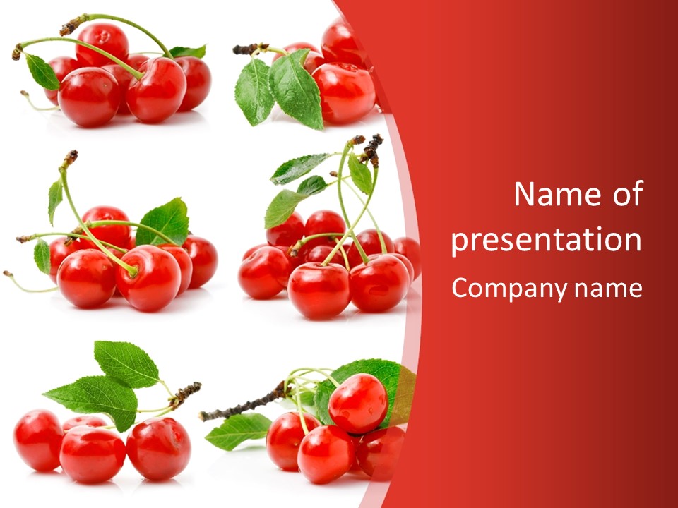 Fruit Branch Harvest PowerPoint Template