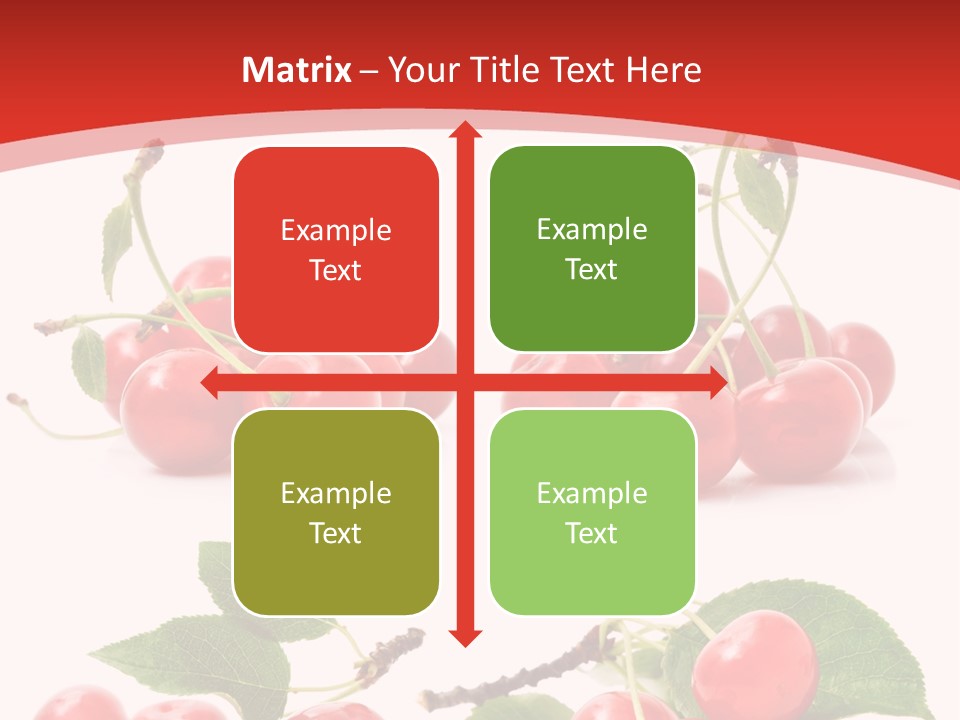 Fruit Branch Harvest PowerPoint Template