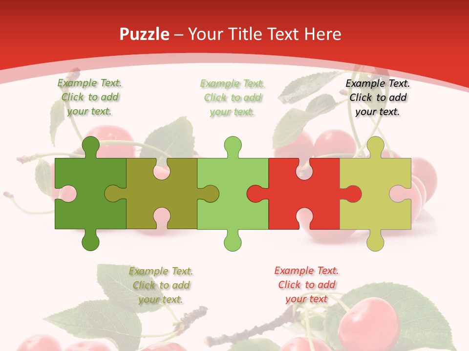 Fruit Branch Harvest PowerPoint Template