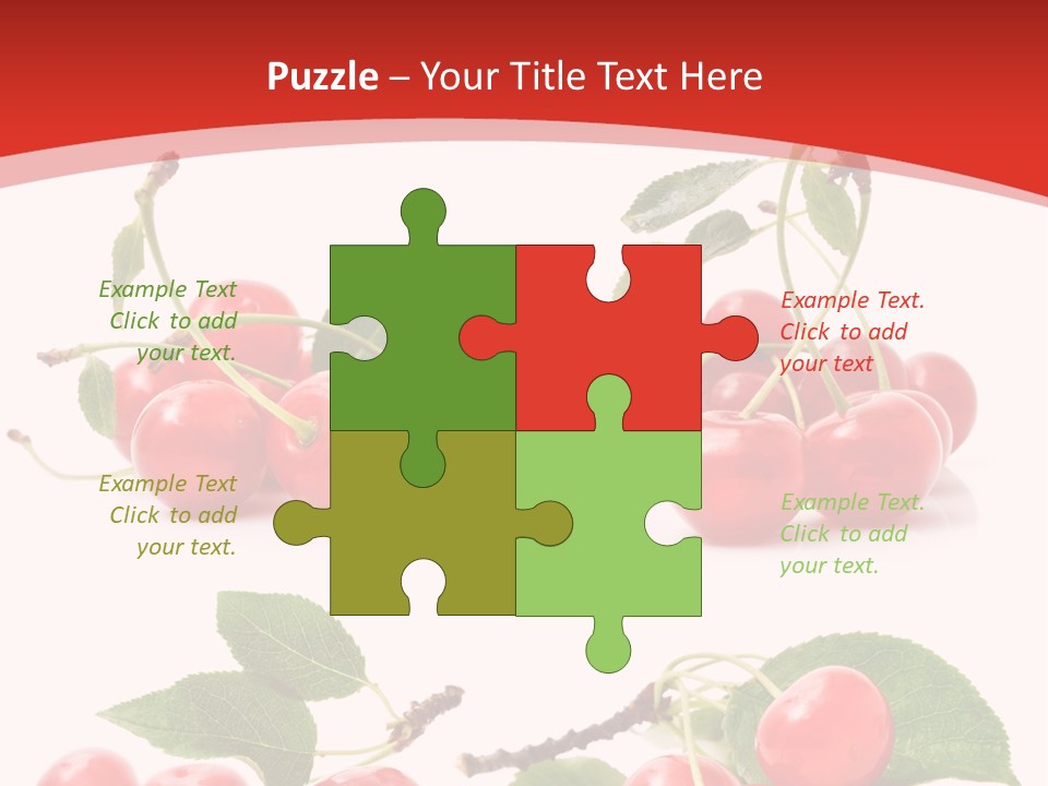 Fruit Branch Harvest PowerPoint Template