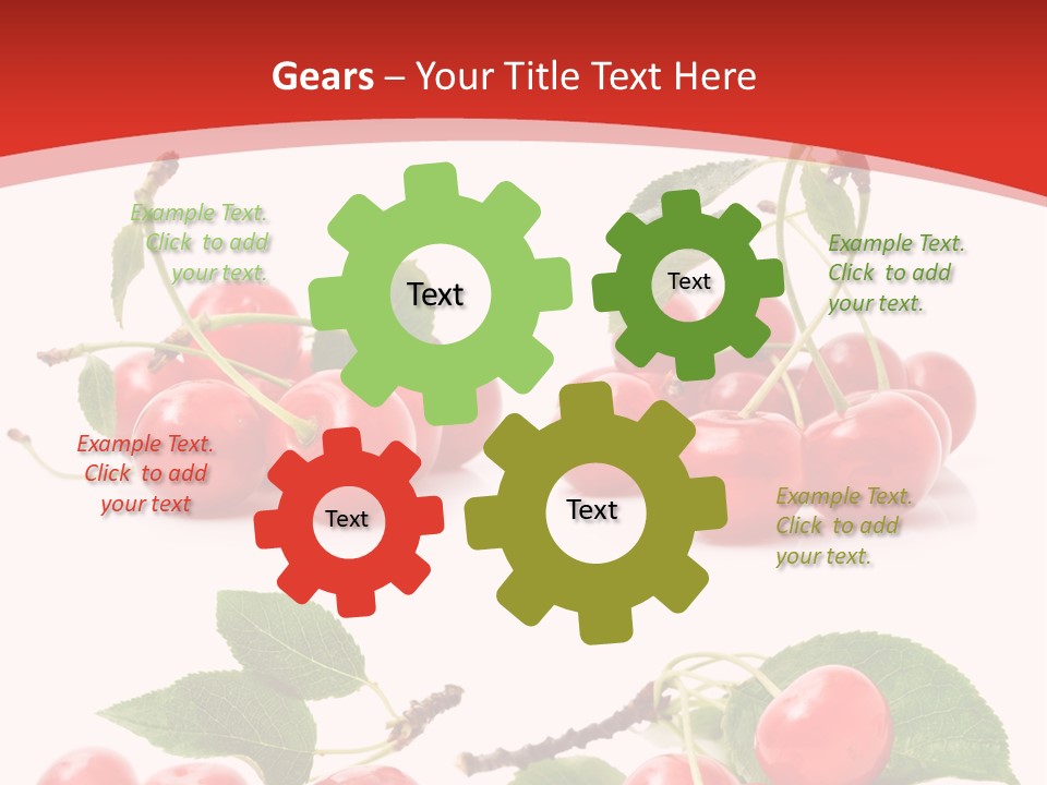 Fruit Branch Harvest PowerPoint Template