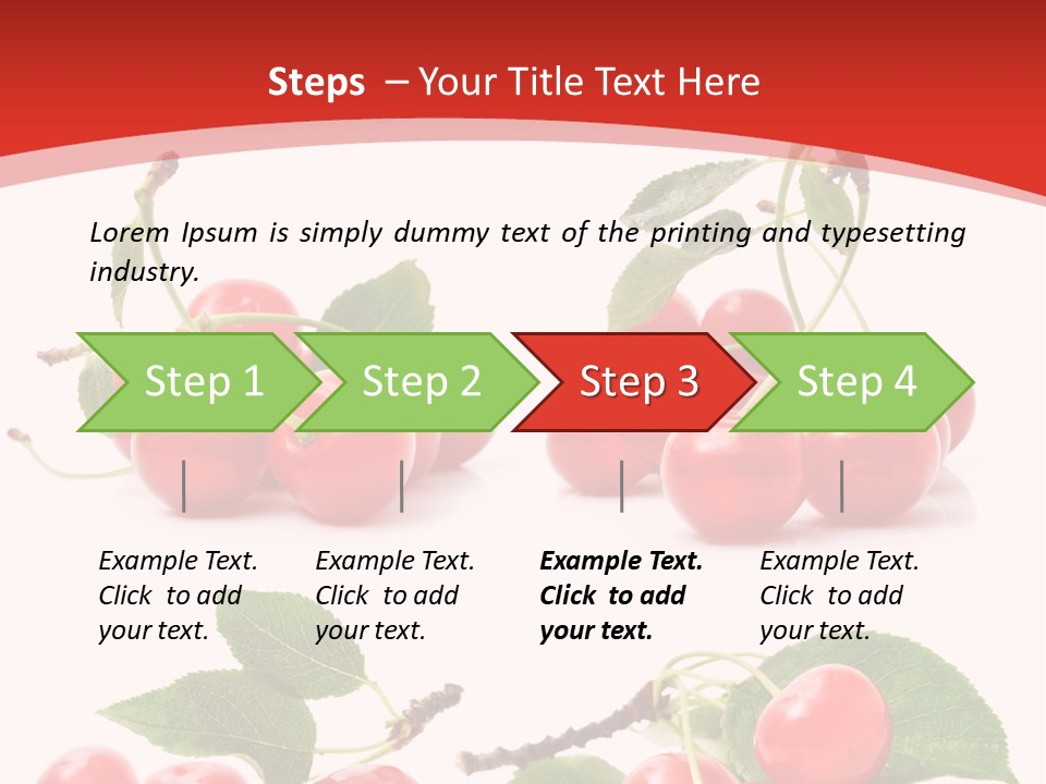 Fruit Branch Harvest PowerPoint Template