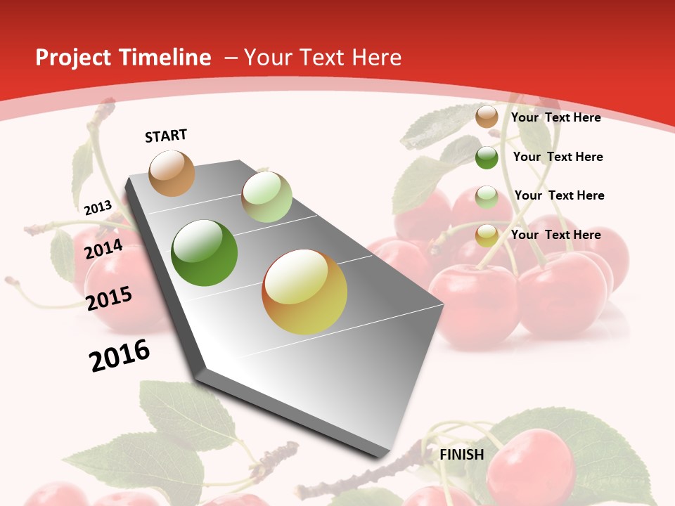 Fruit Branch Harvest PowerPoint Template