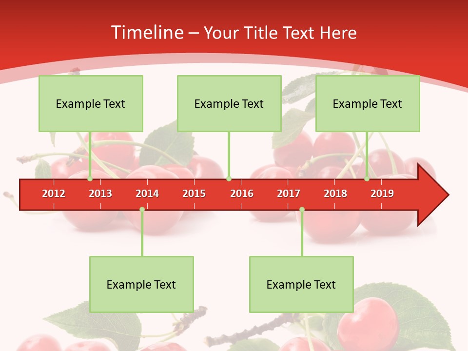 Fruit Branch Harvest PowerPoint Template