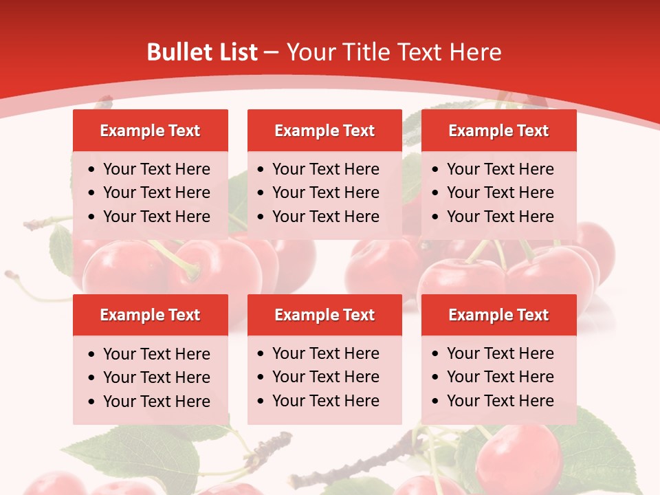 Fruit Branch Harvest PowerPoint Template