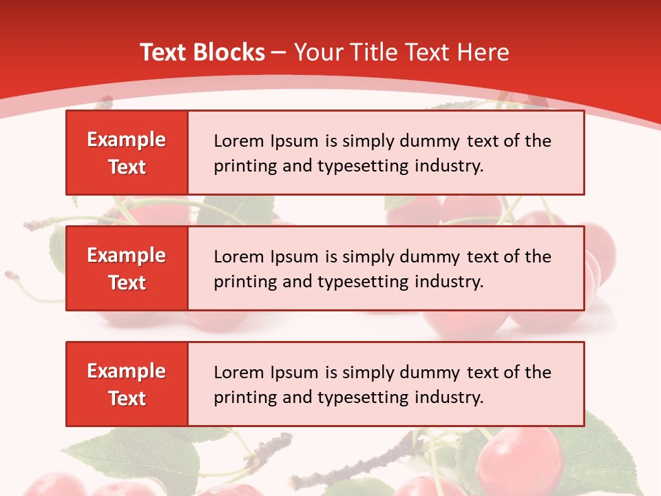 Fruit Branch Harvest PowerPoint Template