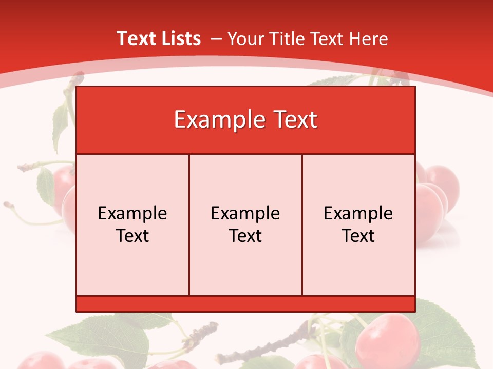 Fruit Branch Harvest PowerPoint Template