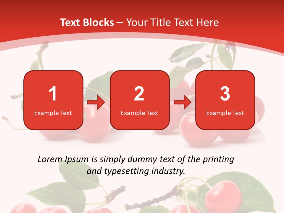 Fruit Branch Harvest PowerPoint Template