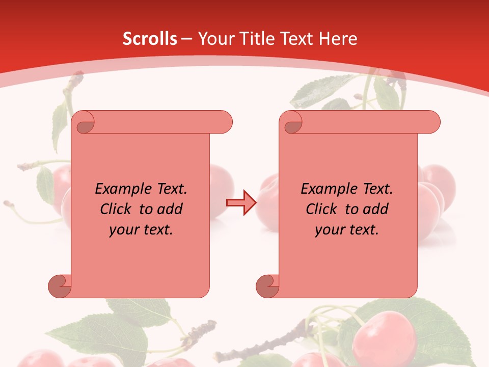 Fruit Branch Harvest PowerPoint Template