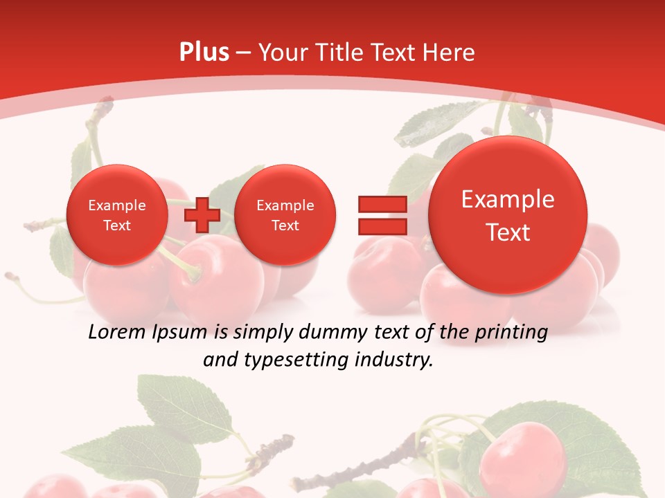 Fruit Branch Harvest PowerPoint Template