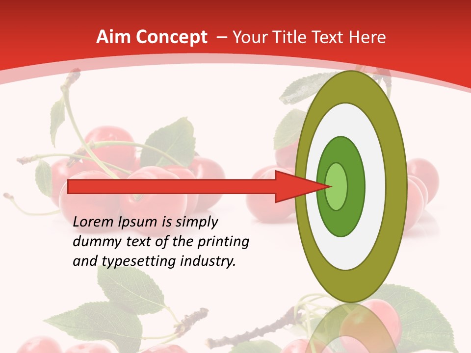 Fruit Branch Harvest PowerPoint Template
