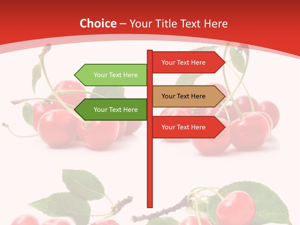 Fruit Branch Harvest PowerPoint Template