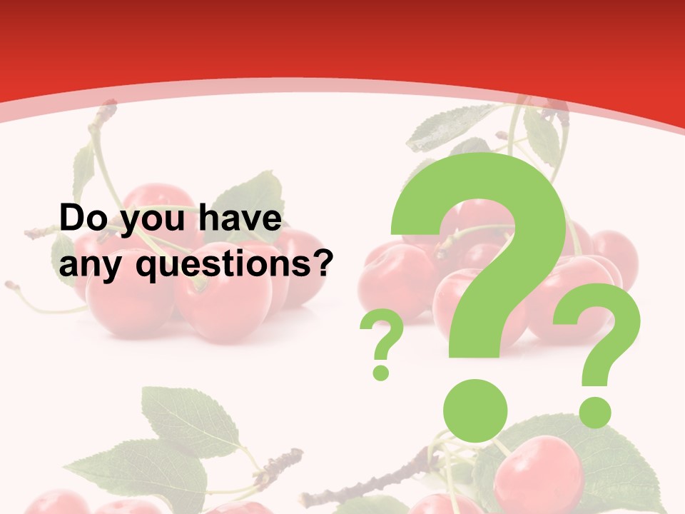 Fruit Branch Harvest PowerPoint Template